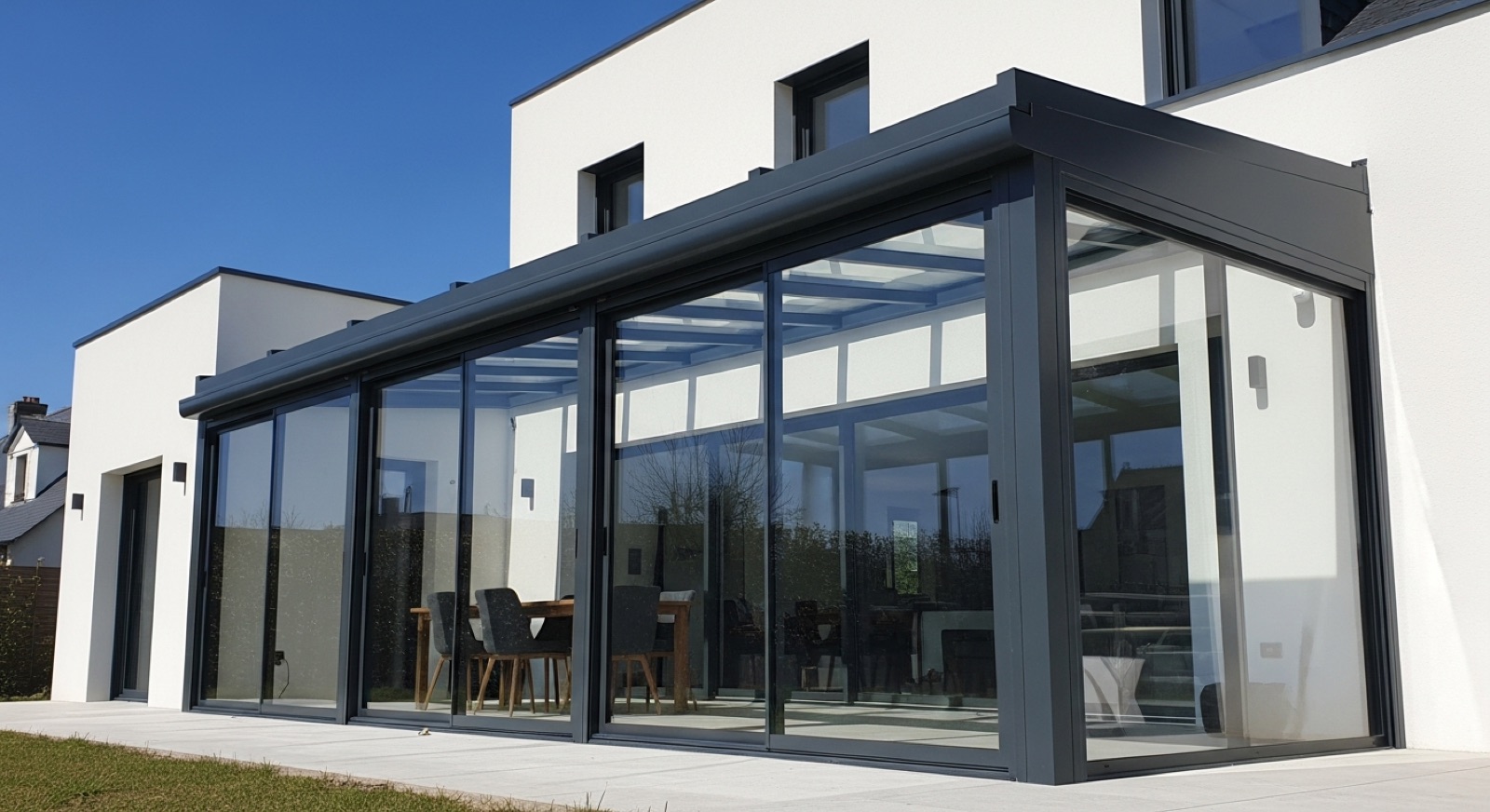 Véranda installée sur une maison — région de Tours